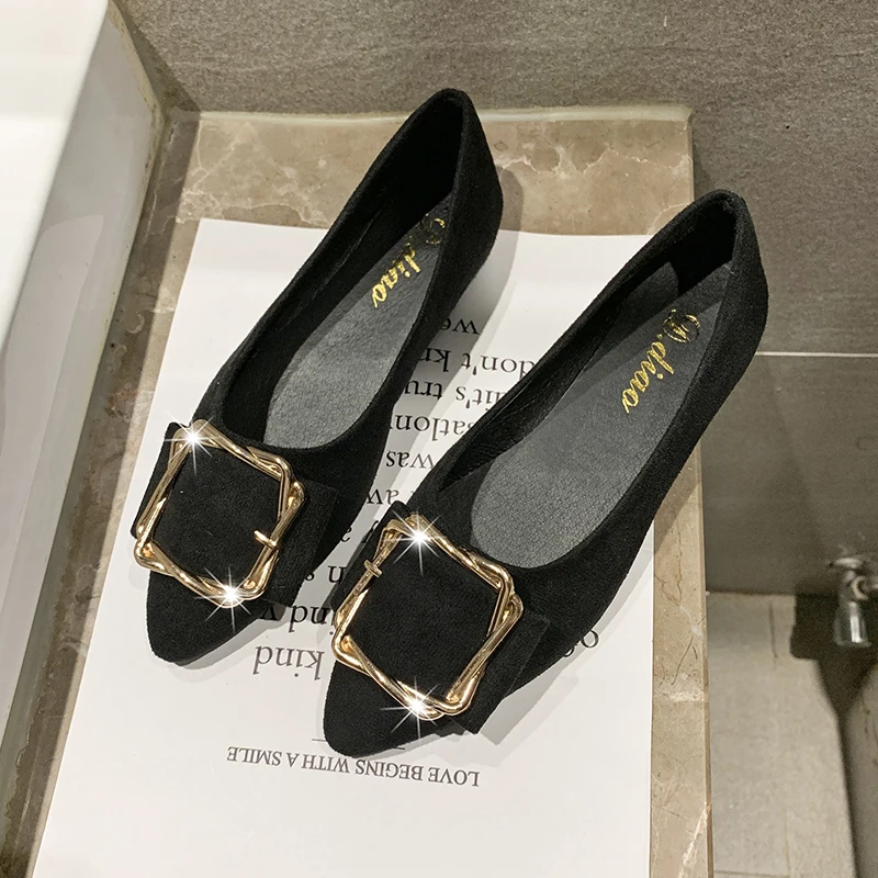 

2020 Fashion Flock Women's Flats For New Summer Slip-On Round Toe Casual Flat Shoes Basic ballet Shoes Woman Size Plus W33-54