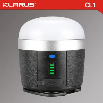 

Klarus CL1 390 Lumens Bluetooth Power Bank Mini Music Camping Lantern w/ Battery