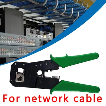 

Netwerk Klem Elektricien Draad Strippers Tang Internet Kabel Krimpen Gebogen Draad Cutter Cut Tang Handgereedschap
