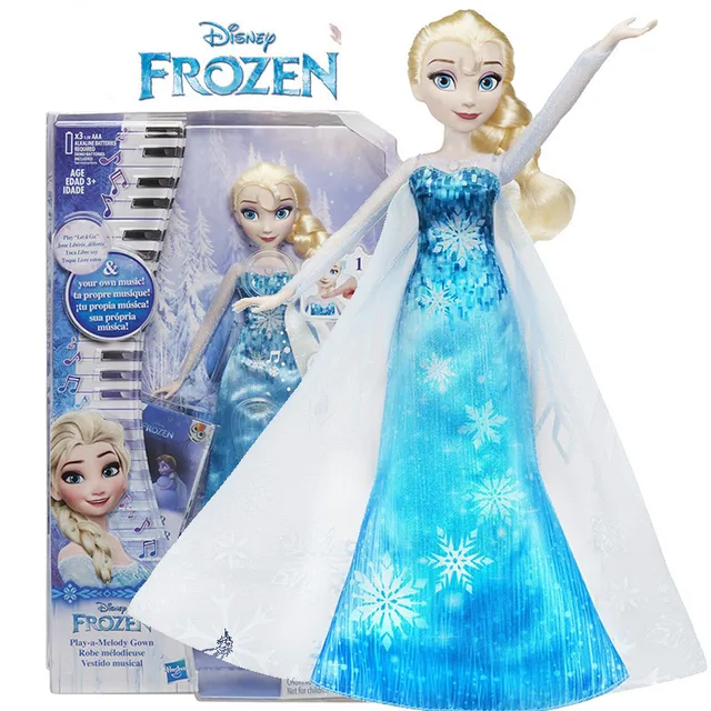 elsa piano doll