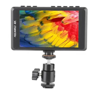

Feelworld FW450 4.5" DSLR On-camera Field Monitor 1280x800 IPS 4K UHD HDMI Input Mini Portable LCD Photography Director Monitors