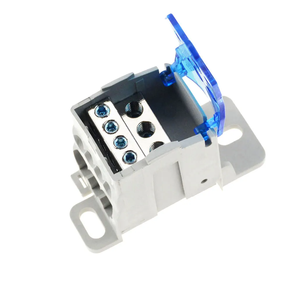 UKK80A 125A 160A 250A 400A 500A Клеммная колодка 1 в много выход Din рейка распределительная
