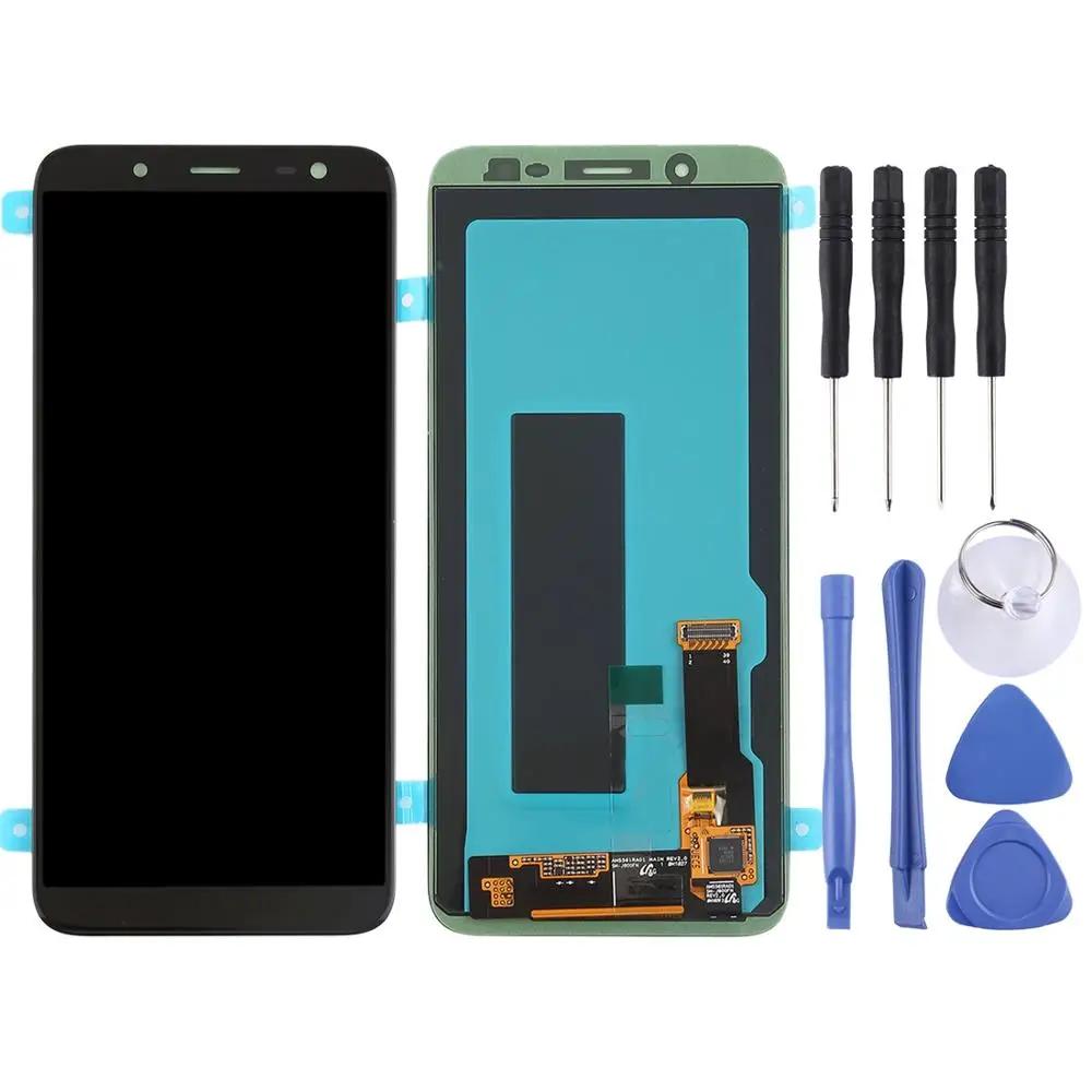 2019 Новый ЖК экран для Samsung Galaxy J6 (2018) с сенсорным дигитайзером в сборе качества