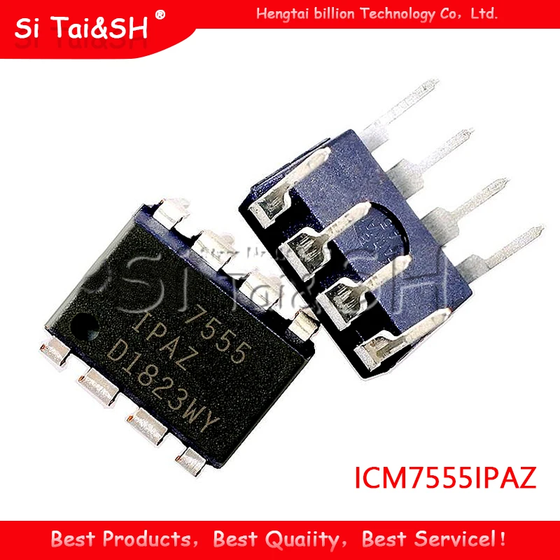 10pcs ICM7555IPAZ DIP-8 ICM7555 DIP 7555 ICM7555IPA DIP8 | Электронные компоненты и принадлежности