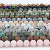 Perles de Jade rondes, boules pour la fabrication de bijoux, bracelet et collier à bricoler soi-même, en pierre naturelle, 4/6/8/10 mm, 15 pouces, vente en gros ► Photo 3/6