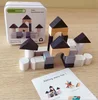 Wooden Early Learning Education Intelligence Building Block Toys Children Portable Cognitive Travel Interactive Game Toys Gifts 3