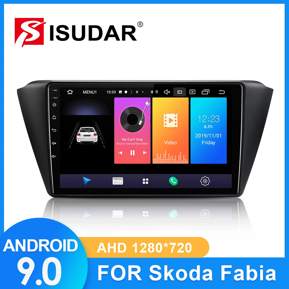 ISUDAR автомобильное радио для Skoda Fabia 2015 2016 2017 2018 2019 2 din Android 9 Авторадио Мультимедиа GPS DVR камера RAM 2 Гб ROM 32 ГБ ISUDAR автомобильное радио для Skoda Fabia 2015 2016 2017 2018 2019 2 din Android 9 Авторадио Мультимедиа GPS DVR камера RAM 2 Гб ROM 32 ГБ