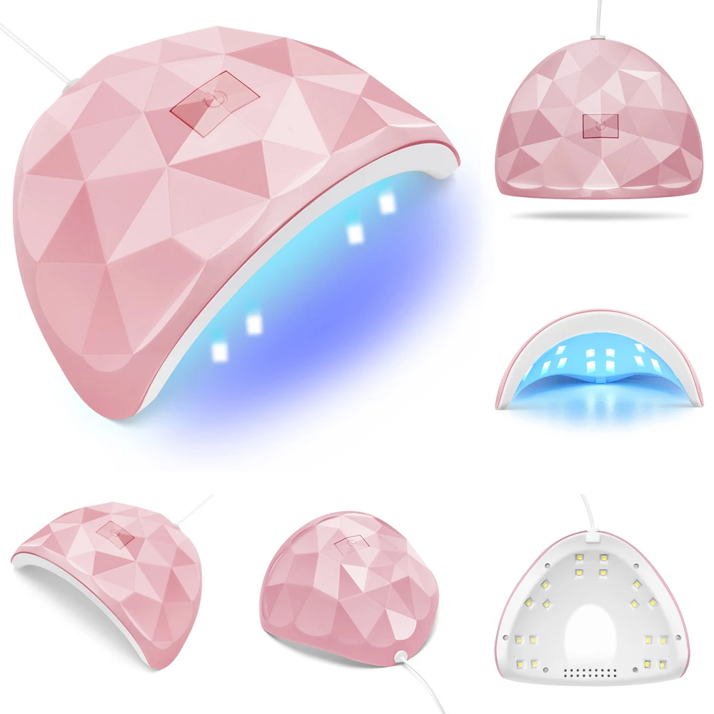 88W LED Nail Dryer Lamp For Nails 18 UV Beads Drying All Gel Polish USB Charge Professional Manicure Tools | Красота и здоровье