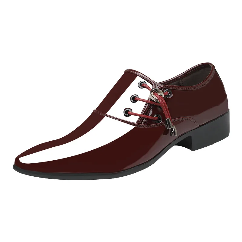 

Male Leather business formal classic men's elevator brown Shoes for men Man Leisure Time You italian fashion zapatos de hombre