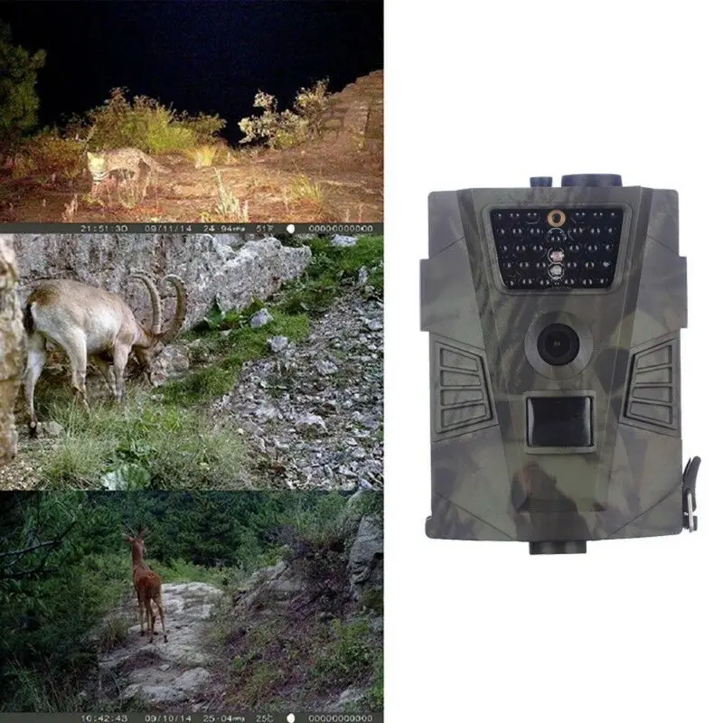 Suntekcam-Hunting Trail Camera, Wild Cameras, Waterproof IP65 Night Vision, Wildlife Animal Photo Traps, HT001, 850nm