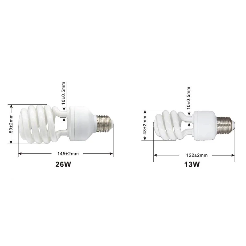 15.0 UVB Intense Fluorescent Terrarium Lamp Reptile UVB Bulb Screw Thread 220-240V 110V-130V 13W 26W Available reptile heating lamp,reptile light bulb,reptile lamp bulb
