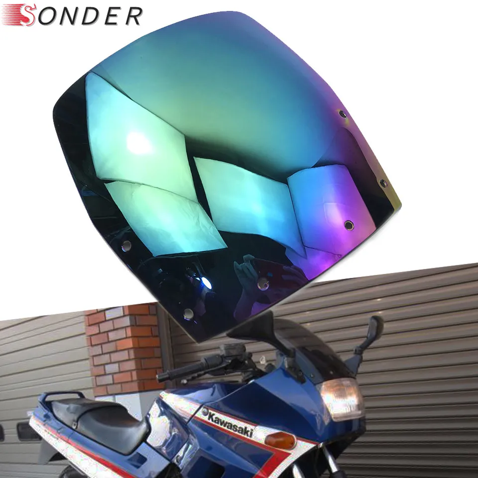Для мотоцикла лобового стекла Ветер Экран для Kawasaki Ninja 250 250R EX250 GPX R GPX250R F 1988-2007 1999 2001 2003 2005 2006