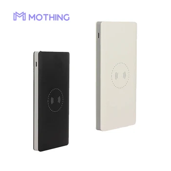 

Portable10000mAh Power Bank Charger Dual USB External Battery Bank Wireless Charger Power bank for Mobile Phones