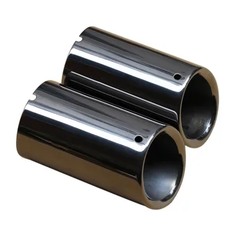 

Titanium Black Tail Exhaust Rear Muffler Tailpipe Trim For VW GOLF6 GOLF7 MK6 MK7 Accessories 2010-2013 2014 2015 2016 2017