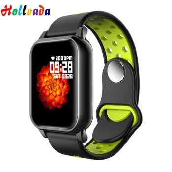 

2019 new OLED smart watch support TF card blood oxygen music control fitness bracelet activity tracker men women for Android iOS