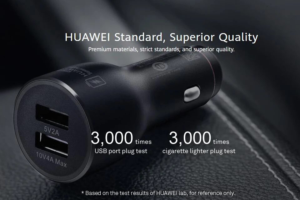 Оригинальное автомобильное зарядное устройство huawei 10V 4A Max SuperCharge включает кабель type C автомобильное зарядное устройство для huawei mate 20 Pro Honor P20