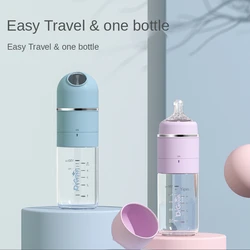 Newborn Baby Ppsu Feeding Bottle Wide-caliber 4S Fast Flushing Anti-colic Night Milk Cute Water Without Thermostat