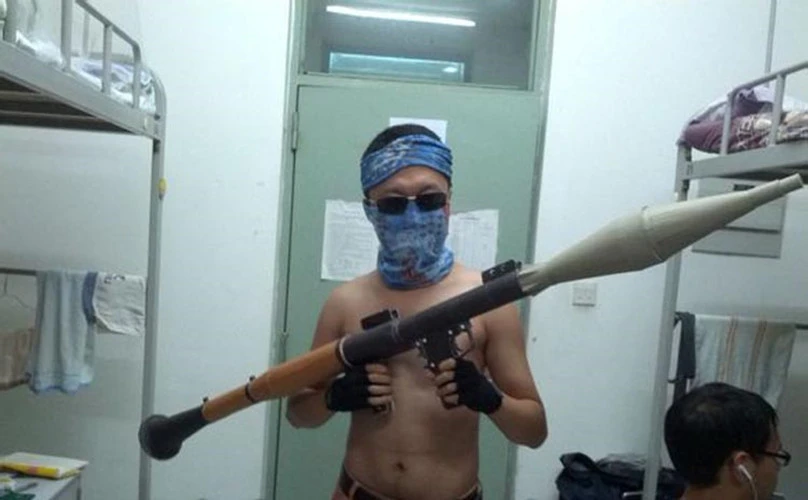 3D Paper Model Military Gun Toy DIY 1:1 Life Size RPG-7 Launcher Paper Model Hand Work Puzzle Game Kids Toy