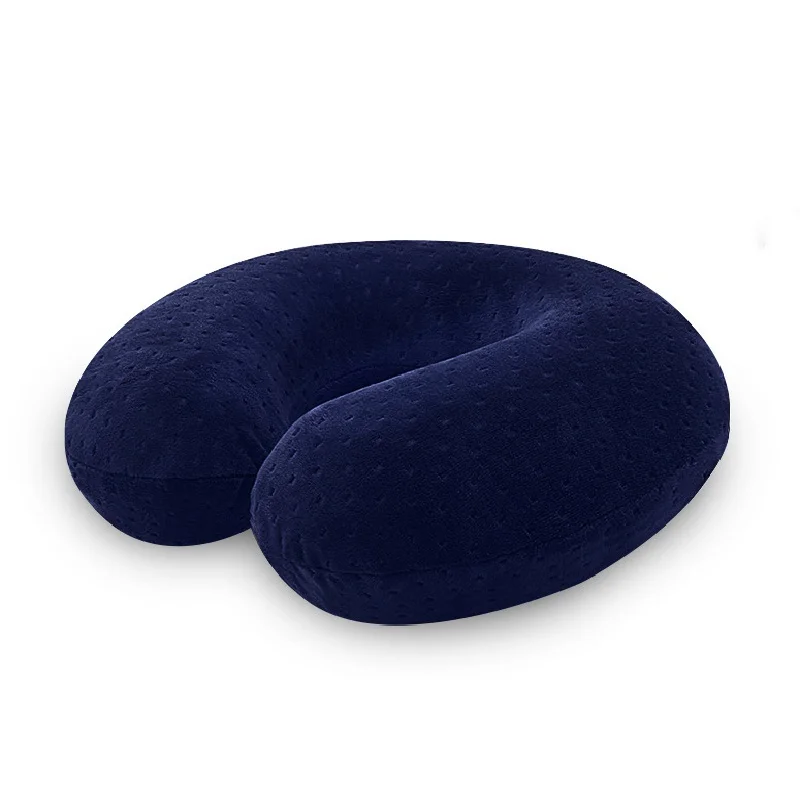 

U-Shaped Travel Pillow Memory Foam Neck Pillows Soft Comfortable Pillow Solid Neck Cervical Healthcare Bedding Drop Shipping