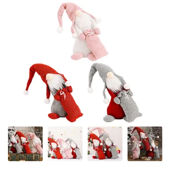 

3PCS Christmas Ornament Gnomes Holiday Decoration Bringing Good Luck Gnome