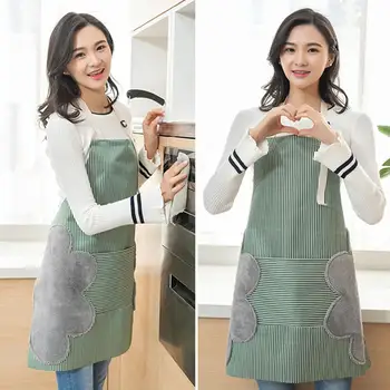 

Home Adjustable Work Baking Chef Kitchen Coffee Cooking BBQ Cover Pocket Apron Oxford Cloth Baking Chefs Cooking Apron