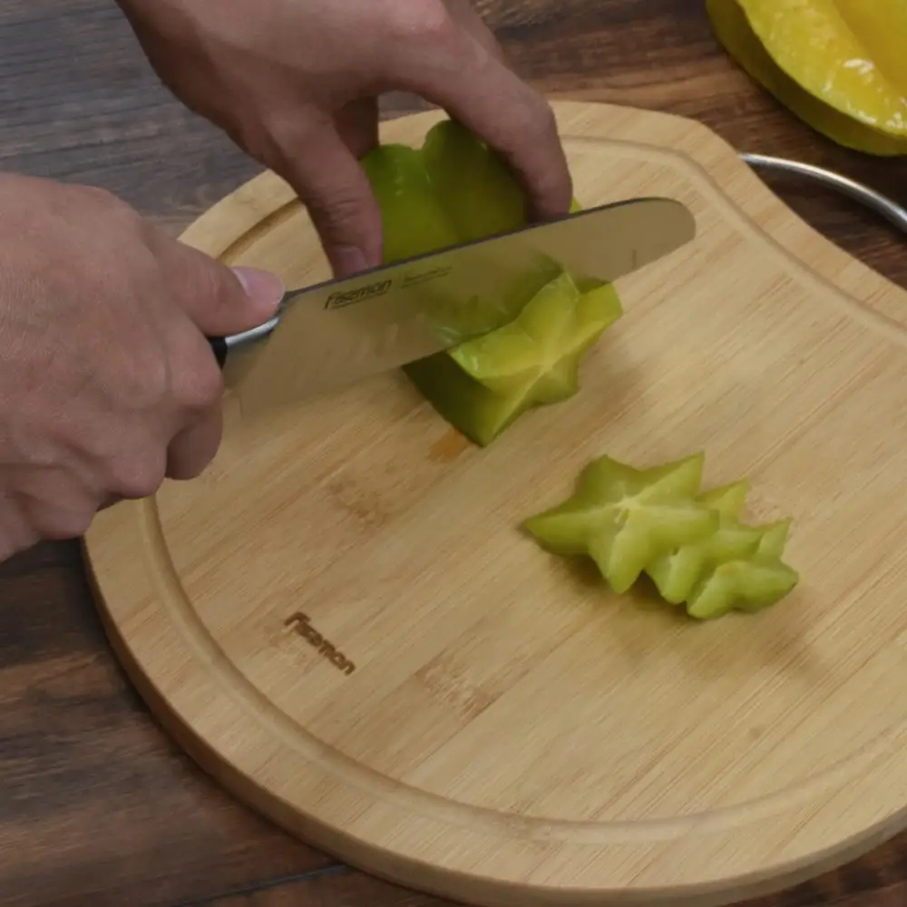 Фиссман 7 дюймовый нож Santoku Demi Chef серии немецкие стальные кухонные ножи|Кухонные