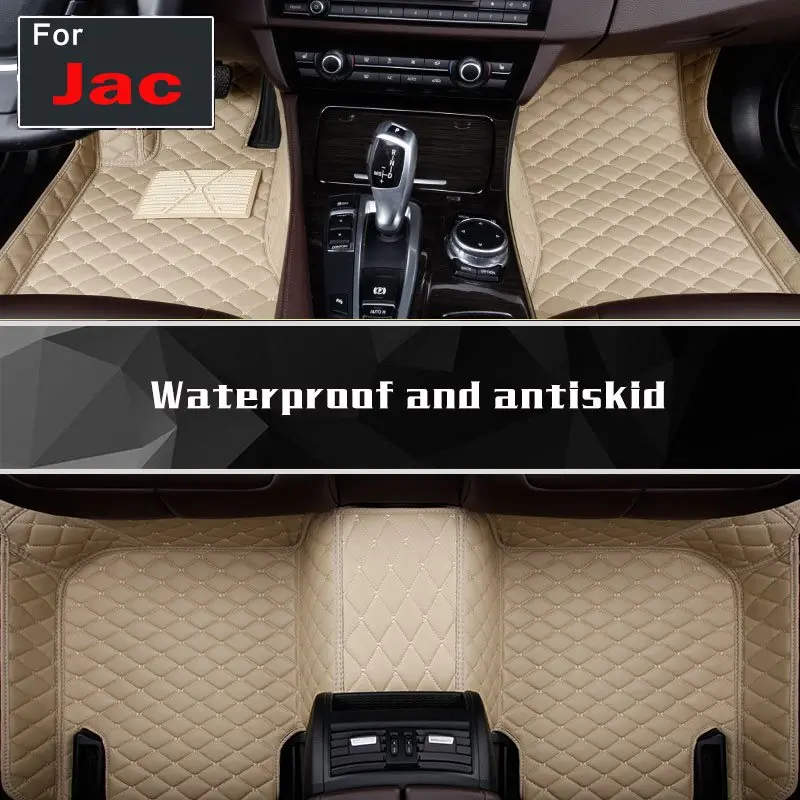 

Custom Car Interior Left Drive Floor Mat Coupe Leather Cover For Jac S2 S5 S3 T6 Iev6s M4 A60 S2mini Iev6e Iev S7 Iev7s M6 Iev7