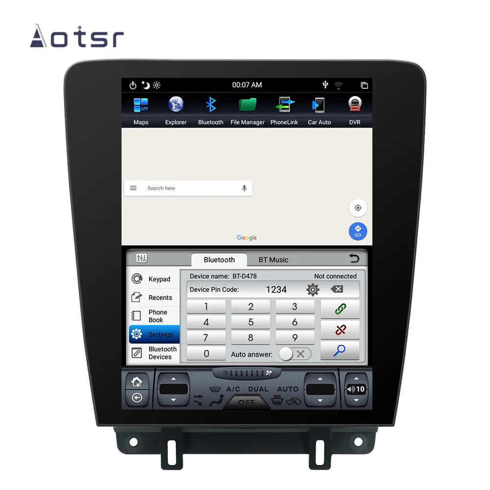 Discount Aotsr Tesla 12.1“ Vertical screen Android 8.1 Car DVD Multimedia player GPS Navigation For Ford Mustang 2010-2014 carplay WiFi 2 Discount Aotsr Tesla 12.1“ Vertical screen Android 8.1 Car DVD Multimedia player GPS Navigation For Ford Mustang 2010-2014 carplay WiFi 2