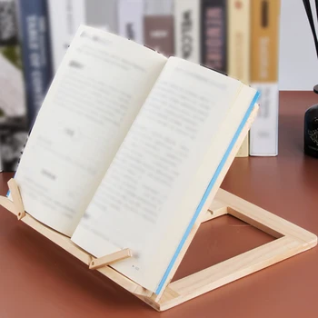 

Reading Bookshelf Wooden Reading Rack Children's Book Stand Book Reading Artifact Anti-Myopia Bookshelf