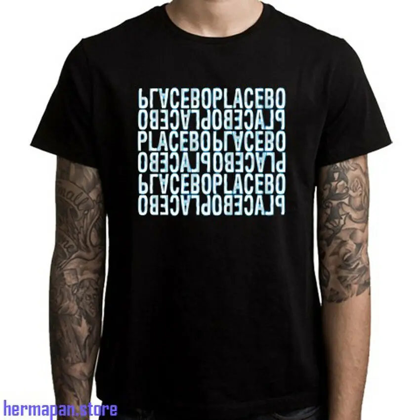 

New Placebo Alternative Rock Band Mens Black T Shirt Size S To 3Xl