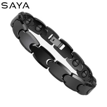 

Fashion Jewelry Health Energy Chain Women Men Ceramic Bracelets