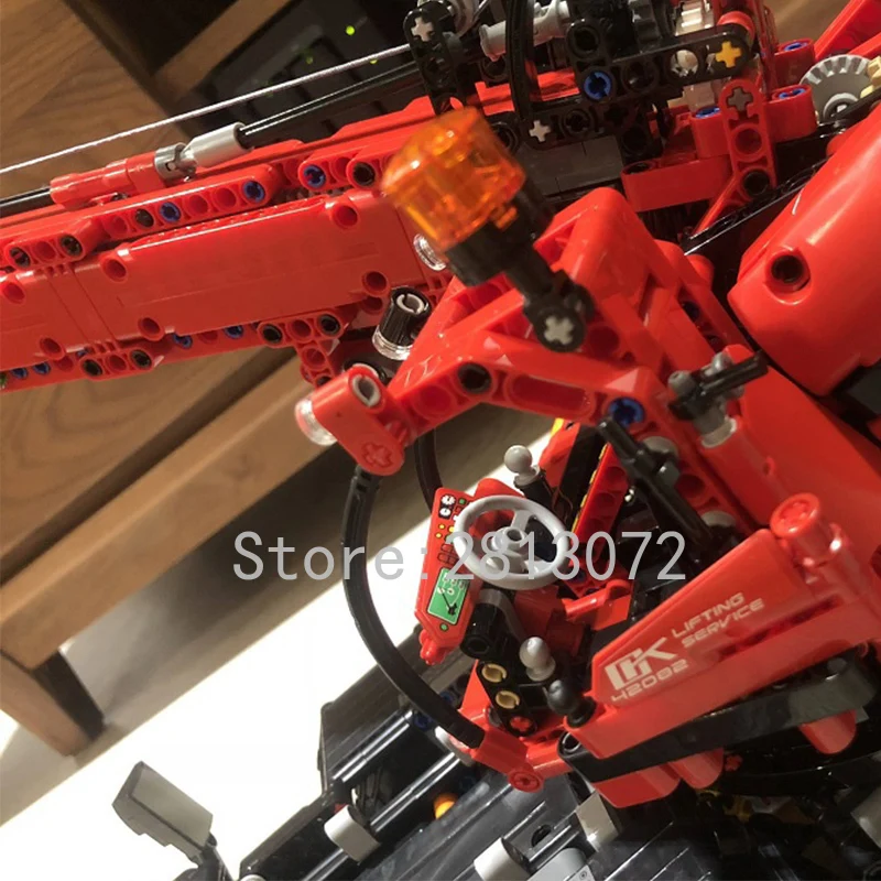 20085, серия Technic, игрушки, кран для пересеченной местности, 42082, 4057 шт., модели, строительные наборы, блоки, кирпичи, двигатель, автомобиль в сборе