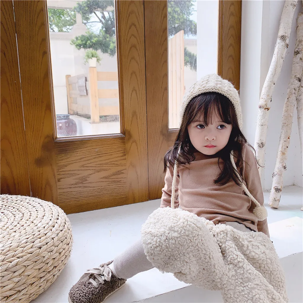 Одежда; vetement enfant fille; штаны для девочек; детские леггинсы; зимние штаны; зимние леггинсы для девочек; Новинка года; теплые однотонные леггинсы для девочек; Z4
