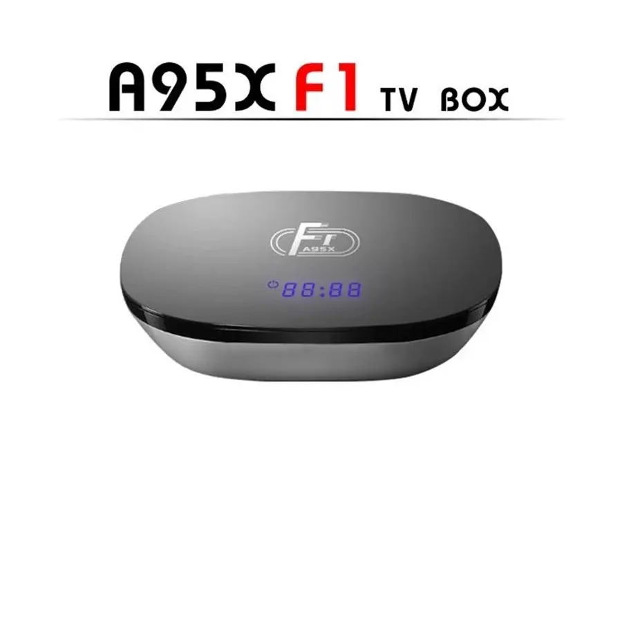 A95x F1 Smart Tv Box Android 8,1 4k Tv Box Amlogic S905w четырехъядерный Android Tv Box 2 Гб 16 Гб Wifi Youtube Netflix A95 медиаплеер - Цвет: A95X F1