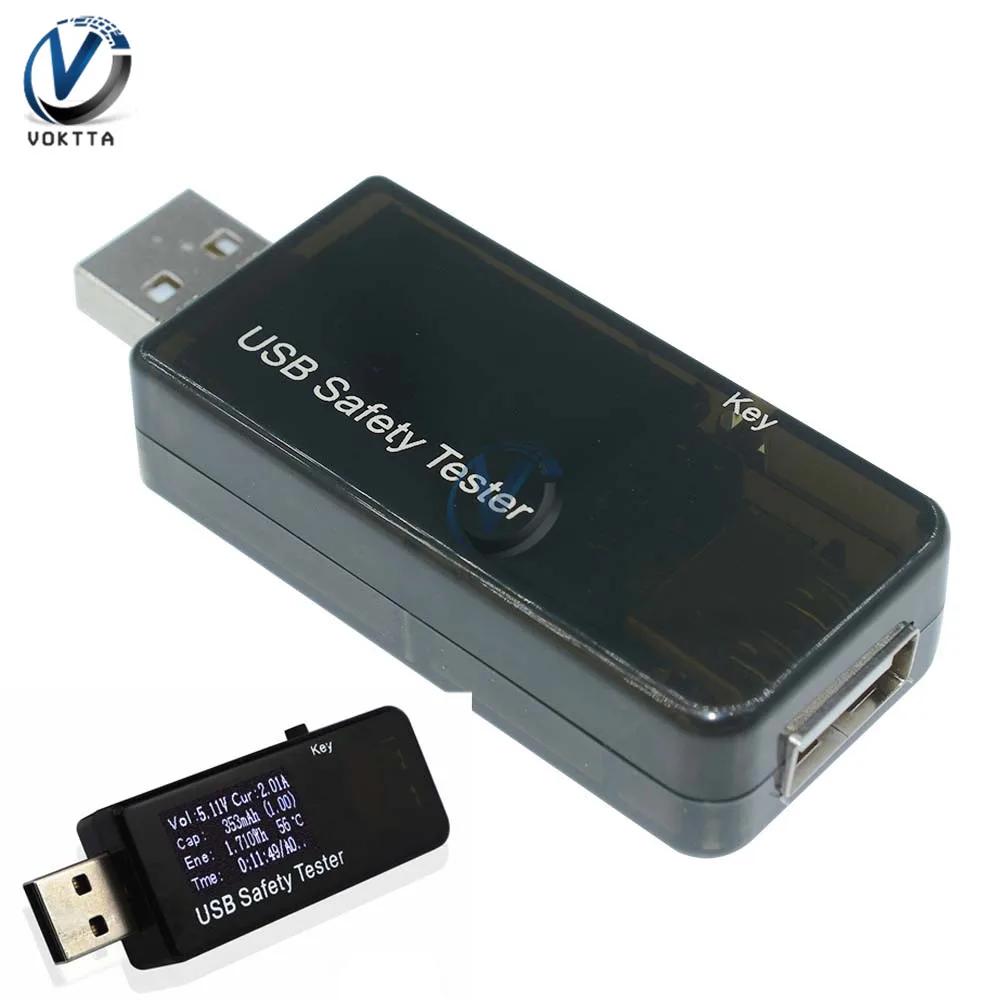 Цифровой USB-тестер 0-5 А 3-30 в с ЖК-дисплеем вольтметр амперметр измеритель мощности