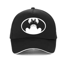 Тоторо из японского аниме против Бэтмена кепки Лето хлопок бейсбольная кепка высокое качество регулируемые мужские wo мужские бейсболки