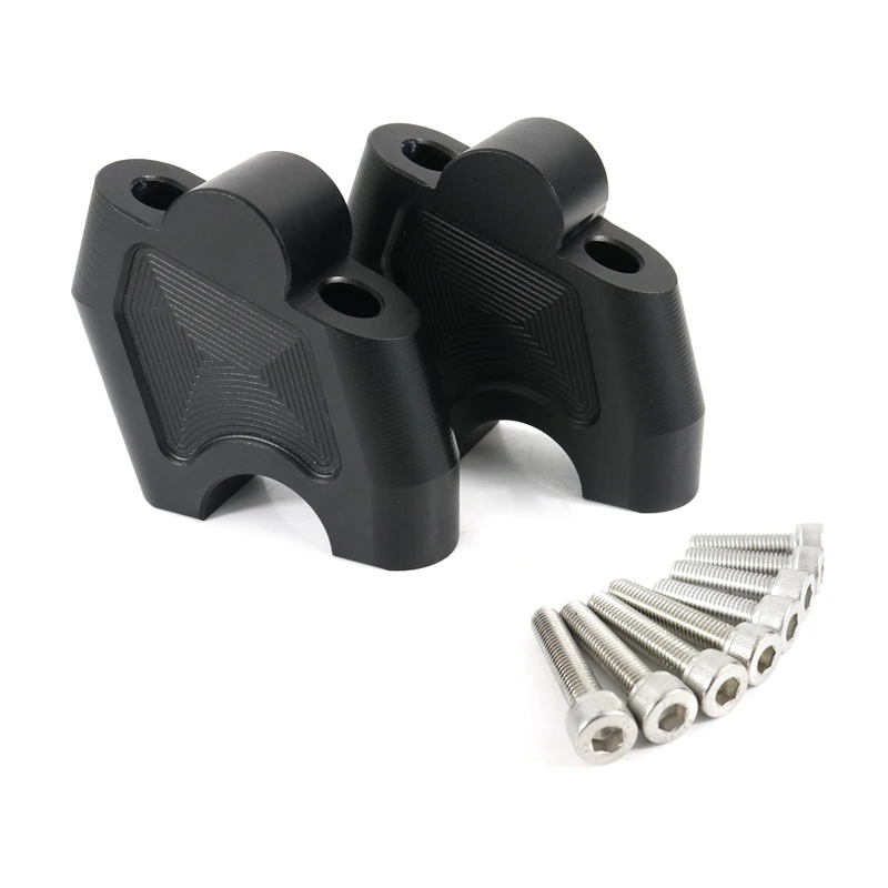 Comparez les prix les plus bas 2 Motorcycle HandleBar Clamps Riser for