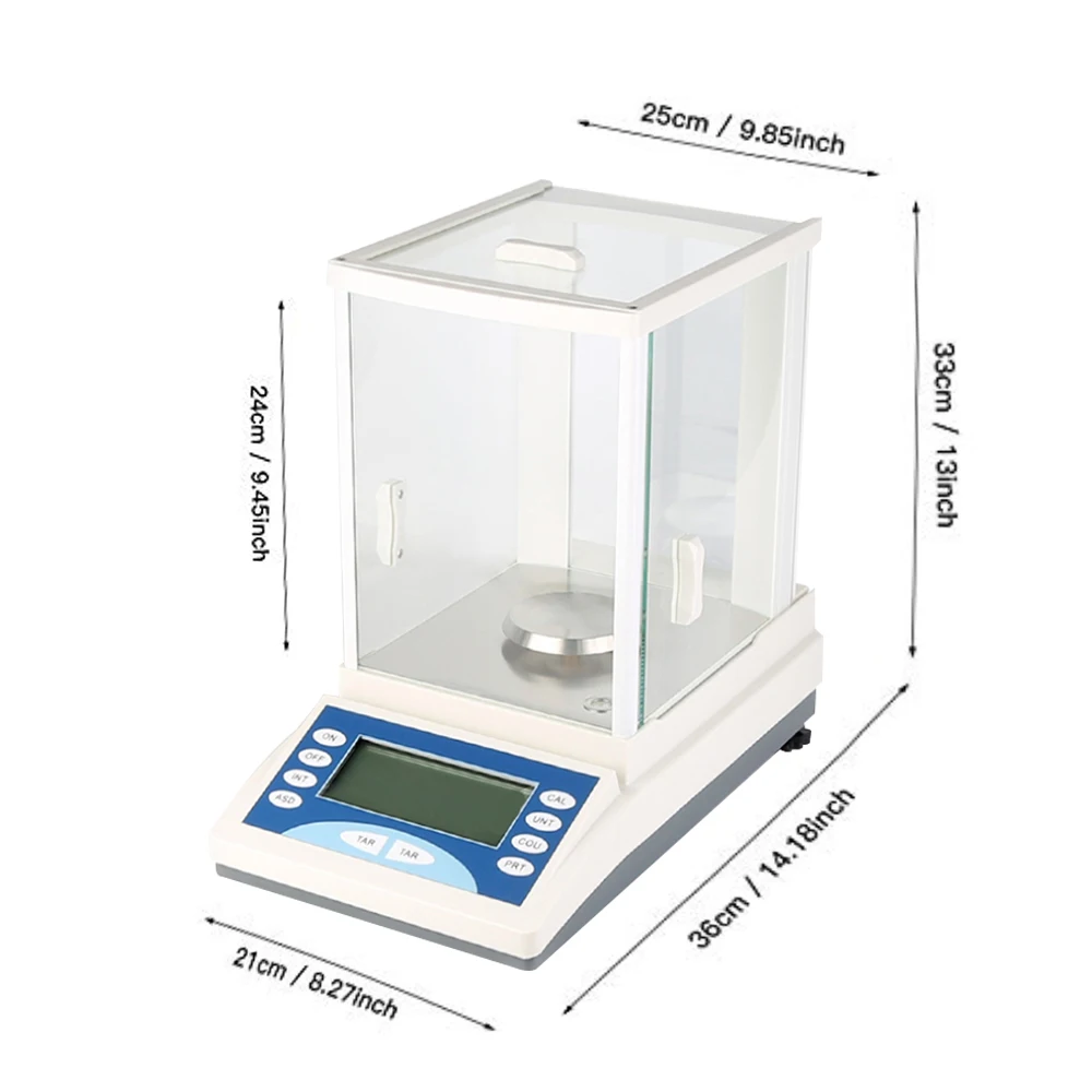 

FA1004/FA1204/FA2004 0.1mg 220V Digital Precision Scale Lab Analytical Balance Electronic Balance Aluminum Alloy Base