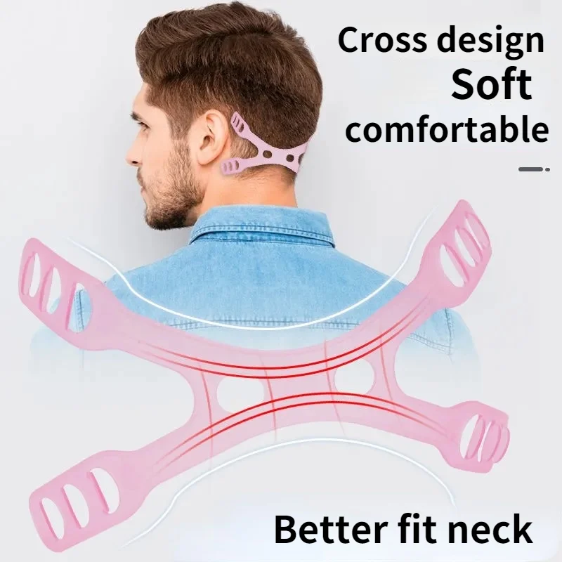 80 Packs Adjustable Ear Strap Extender Holder,Comfortable face Extension Hook Band Clip,Ear Extenders/Ear Strap Savers for Ear and avoiding Ear Smelling and Ear Paining 