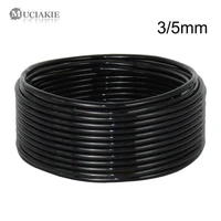 MUCIAKIE 100M 3/5MM New PVC Micro Garden Hose 1/8'' Drip Irrigation Garden Tubing Hose Plastic Watering Flowers Tubing 1