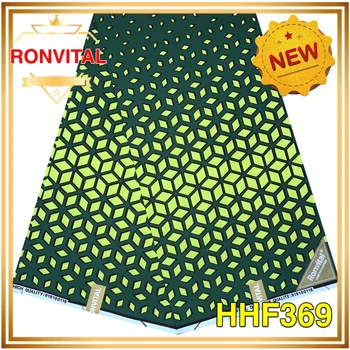 

RONVITAL TEXTILE WAX PRINT FABRIC 100% COTTON DIY MATERIAL ANKARA FABRIC 6 YARDS/PCS FREE SHIPPING LADY CLOTH