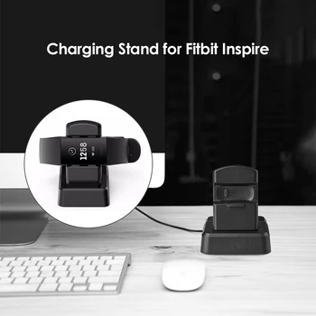 

Smart Watch Charger Dock Rack USB Data Cables Elegant Watch Comfortable Element for Fitbit Inspire Charging Stand