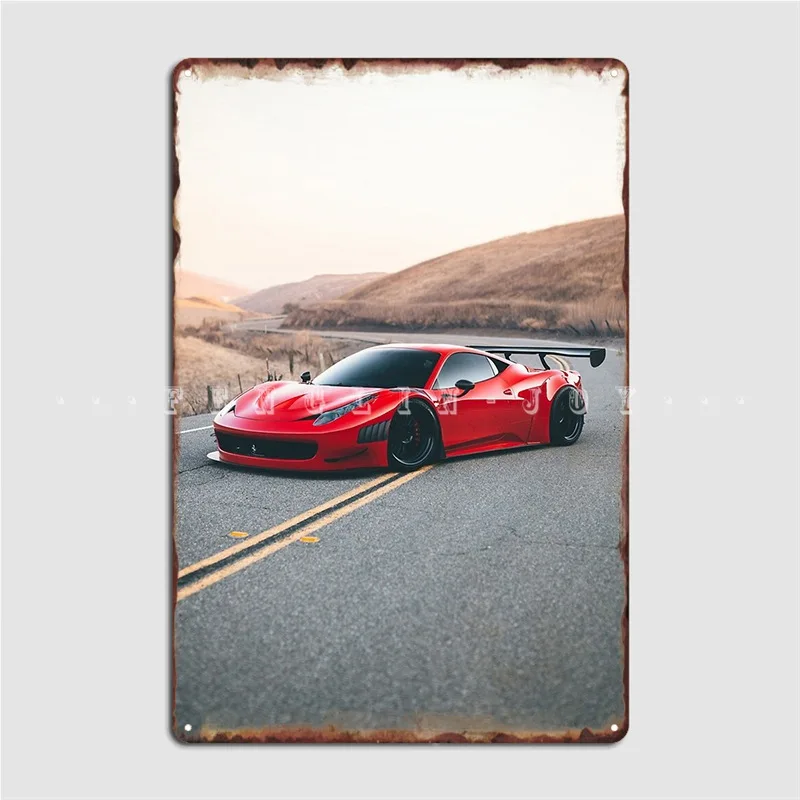 

458 Gt3 металлический знак для вечерние, Настенный декор, настенный паб, персонализированный жестяной знак, постер