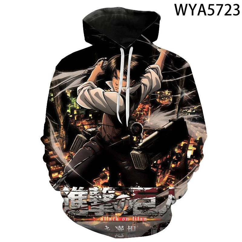 

Attack On Titan Attaque Des Titans 3D Printed Hoodies Men Women Children Fashion Sweatshirts Boy Girl Kids Streetwear Tops