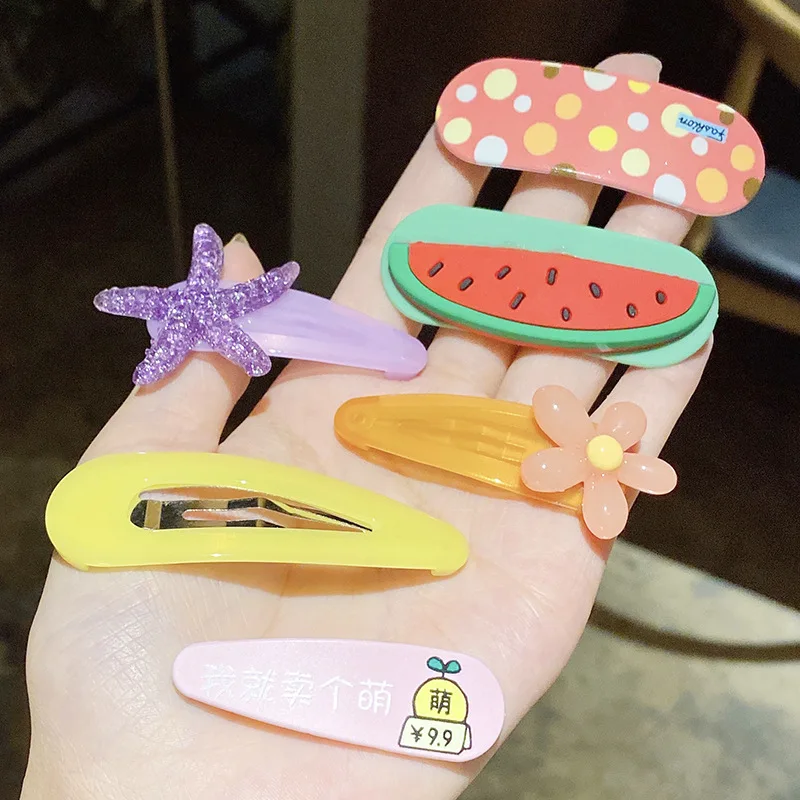 Завязка для волос Meng Da эластичная Милая боковая заколка маленькая разбитая