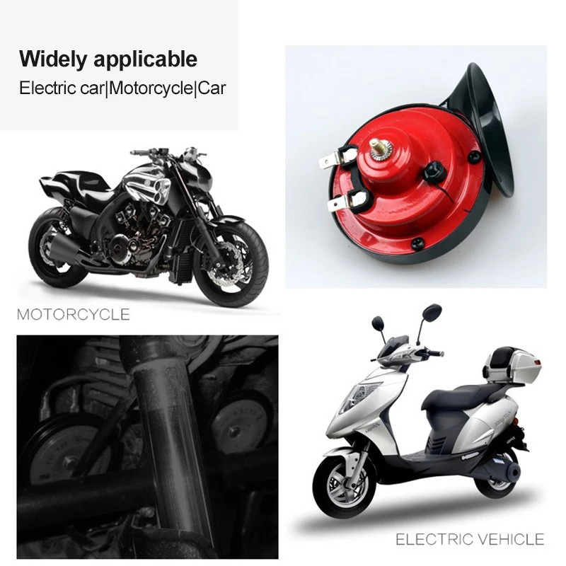 2pcs Super 300 DB Train Horn for Trucks Car Styling 12V Electric Snail Horn Air Raging Sound for Motorcycle Car Accessories