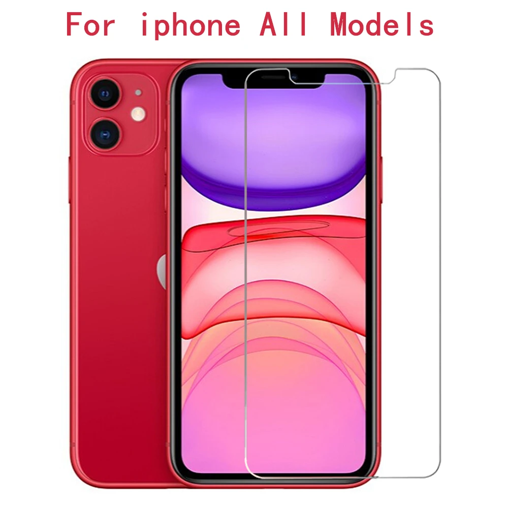 Защитное стекло для iphone 11 pro X XS Max 7 8 plus XR кристальная пленка защиты экрана на 6 6s glas