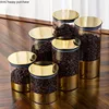 Household Glass Sealed Jars with Cover Transparent Kitchen Storage Tank Moisture-proof Food Storage Tank European Glass Jar 4