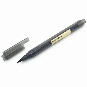 

Japan MUJI Brush Pen Soft Tip Calligraphy Pen Black Ink Caligraphy Markers Brushpen Lettering Art Supplies