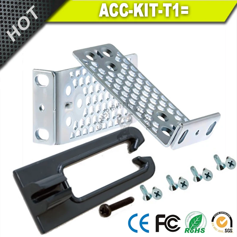 ACC-KIT-T1 = + 케이블 관리자 19 랙 장착 키트 귀 브래킷 Cisco WS-C3650-48PD-S 호환